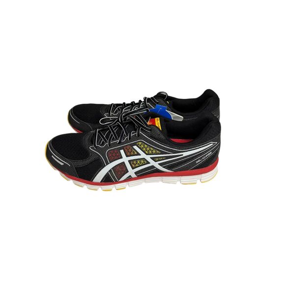 Asics Other - Asics Gel Chase Sneaker Shoe Mesh Leather Black White Red Men 14 NIB